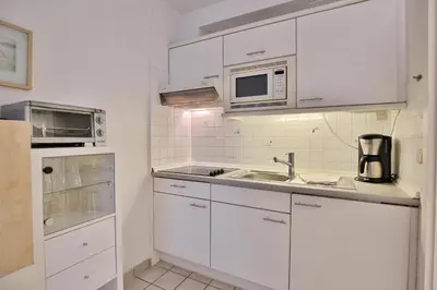 Küche/Küchenzeile in der Unterkunft Haus Windrose Windrose Appartement 1