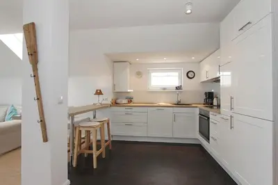 Küche/Küchenzeile in der Unterkunft Meerglück Meerglück Appartement 5
