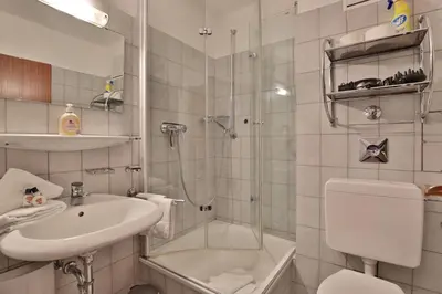 Ein Badezimmer in der Unterkunft Strandburg Strandburg Appartement 2