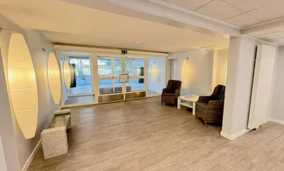 Ein Sitzbereich in der Unterkunft Residenz am Hang Residenz am Hang Appartement 205