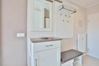 Küche/Küchenzeile in der Unterkunft Haus Hansastrasse 13 Haus Hansastrasse Appartement 17