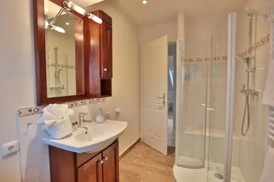 Ein Badezimmer in der Unterkunft Residenz Seeschwalbe Residenz Seeschwalbe Appartement 5