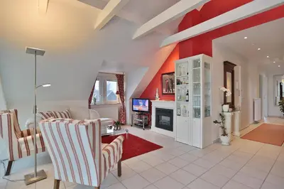 Küche/Küchenzeile in der Unterkunft Residenz Seeschwalbe Residenz Seeschwalbe Appartement 5