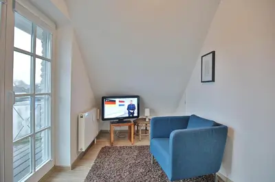 TV/Unterhaltungsangebot in der Unterkunft Haus Seerose Seerose I Appartement 7