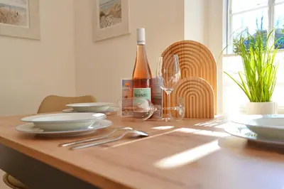 Getränke in der Unterkunft Seepark Seepark Appartement 11
