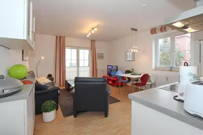 Küche/Küchenzeile in der Unterkunft Haus Seestraße Haus Seestraße Appartement 5