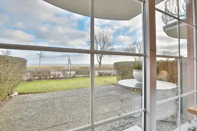 Ein Balkon oder eine Terrasse in der Unterkunft Strandresidenz Haffkrug Strandresidenz Appartement 3