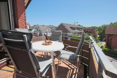Ein Balkon oder eine Terrasse in der Unterkunft Seeburg Seeburg Appartement 110