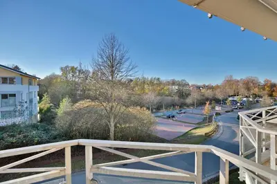 Ein Balkon oder eine Terrasse in der Unterkunft Hanseaten Residenz Hanseaten-Residenz Appartement 18