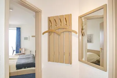 Ein Bett oder Betten in einem Zimmer der Unterkunft Residenz Ostseestrand Appartement 16