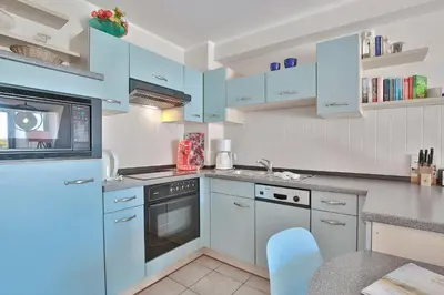 Küche/Küchenzeile in der Unterkunft Hansa Residenz II Hansa-Residenz II Appartement 28
