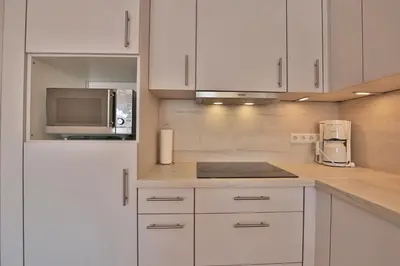 Küche/Küchenzeile in der Unterkunft Seeburg Seeburg Appartement 1 1