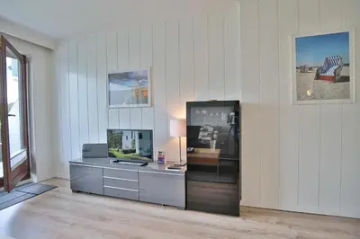 TV/Unterhaltungsangebot in der Unterkunft Haus am Ahornweg 2 Haus am Ahornweg 2C Appartement 7