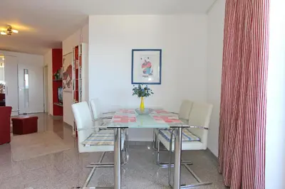 Ein Sitzbereich in der Unterkunft Residenz Ostseestrand Appartement 23