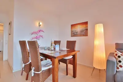 Ein Sitzbereich in der Unterkunft Residenz am Hang Residenz am Hang Appartement 103