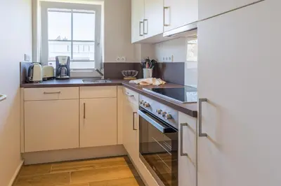 Küche/Küchenzeile in der Unterkunft Ostsee-Residenz Appartement 8