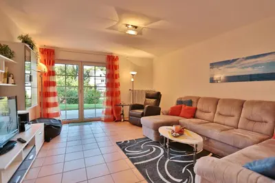 TV/Unterhaltungsangebot in der Unterkunft Strandläufer Strandläufer Appartement 2