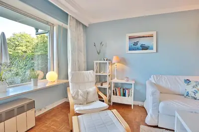 Ein Sitzbereich in der Unterkunft Haus Waldburg Haus Waldburg