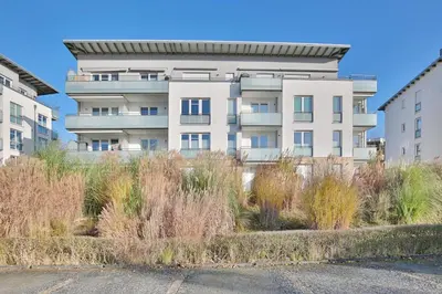 Das Gebäude in dem sich die Ferienwohnung befindet