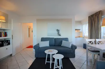 Küche/Küchenzeile in der Unterkunft Ostseeblick Ostseeblick Appartement 4