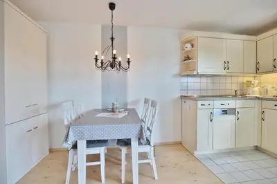 Küche/Küchenzeile in der Unterkunft Ostseeblick Ostseeblick Appartement 6