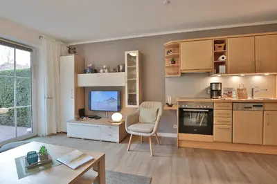 Küche/Küchenzeile in der Unterkunft Residenz Alte Bergstraße Residenz Alte Bergstrasse Appartement 5