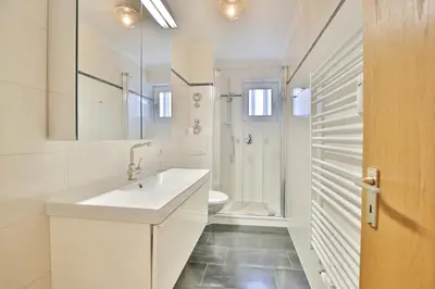 Ein Badezimmer in der Unterkunft Parkresidenz Parkresidenz Appartement 6
