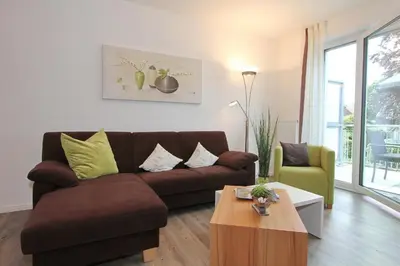 Ein Sitzbereich in der Unterkunft Kurparkresidenz Kurparkresidenz Appartement 18