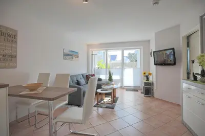 TV/Unterhaltungsangebot in der Unterkunft Hansa Residenz II Hansa-Residenz II Appartement 8