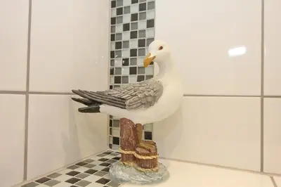 Ein Badezimmer in der Unterkunft Seetempel Seetempel Appartement 45