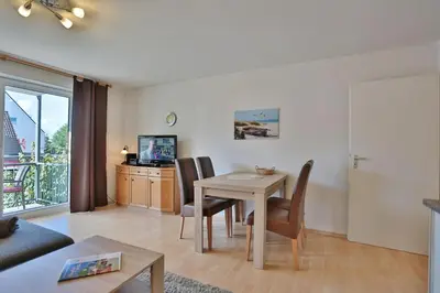 TV/Unterhaltungsangebot in der Unterkunft Seebrücke Seebrücke Appartement 7