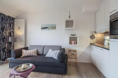 Küche/Küchenzeile in der Unterkunft Haus Adria Haus Adria Appartement 26