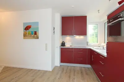 Küche/Küchenzeile in der Unterkunft Kurparkresidenz Kurparkresidenz Appartement 25