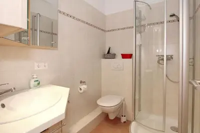 Ein Badezimmer in der Unterkunft Appartementhaus Schmiedestraße Appartementhaus Schmiedestraße