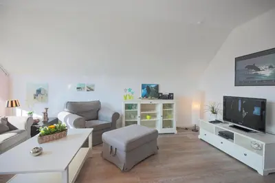TV/Unterhaltungsangebot in der Unterkunft Doppelhaushälfte Am Knurrhahn Am Knurrhahn Appartement 2