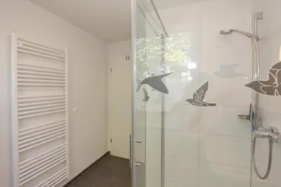 Ein Badezimmer in der Unterkunft Haus am Hörn Tide am Hörn