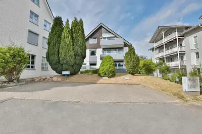 Das Gebäude in dem sich die Ferienwohnung befindet