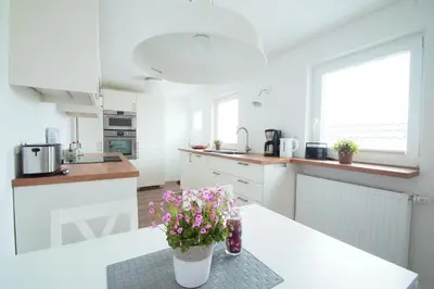 Küche/Küchenzeile in der Unterkunft Ferienhaus Sophie Ferienhaus Sophie
