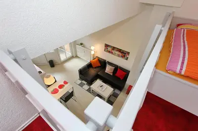 Ein Bett oder Betten in einem Zimmer der Unterkunft Residenz Ostseestrand Appartement 25