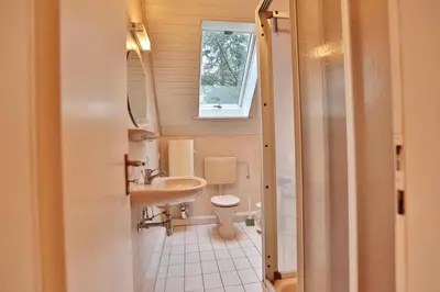 Ein Badezimmer in der Unterkunft Ferienparadies Klingberg Ferienparadies Klingberg Appartement 2