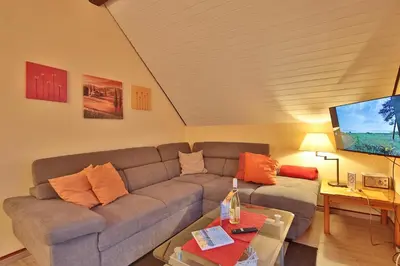 TV/Unterhaltungsangebot in der Unterkunft Ferienparadies Klingberg Ferienparadies Klingberg Appartement 2