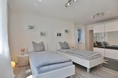 Ein Sitzbereich in der Unterkunft Haus Möwenberg 14 Haus Möwenberg Appartement 1