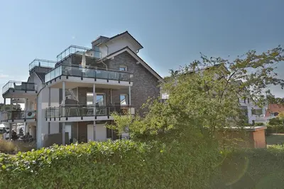 Das Gebäude in dem sich die Ferienwohnung befindet