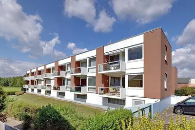 Das Gebäude in dem sich die Ferienwohnung befindet