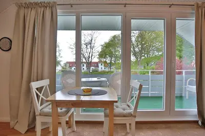 Ein Balkon oder eine Terrasse in der Unterkunft Appartemenhaus Linda-Lu Appartementhaus Linda-Lu, App 06