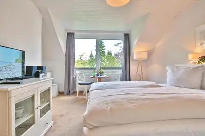 Ein Bett oder Betten in einem Zimmer der Unterkunft Appartemenhaus Linda-Lu Appartementhaus Linda-Lu Appartement 7