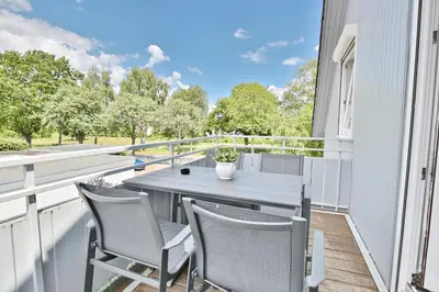 Ein Balkon oder eine Terrasse in der Unterkunft Appartemenhaus Linda-Lu Appartementhaus Linda-Lu Appartement 9