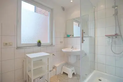Ein Badezimmer in der Unterkunft Haus Holm Haus Holm Appartement 2