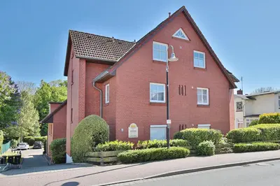 Das Gebäude in dem sich die Ferienwohnung befindet
