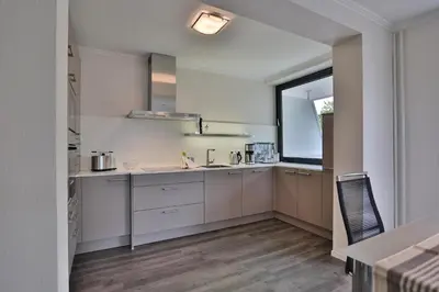Küche/Küchenzeile in der Unterkunft Haus Stranddistel Stranddistel Appartement 2